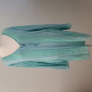 DOTTI Size XL Green/Blue Swim Coverup